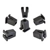 Expansion Nut Clips Universal Body in Black Pack of 15
