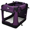 EliteField 4-Door Folding Soft Dog Crate with Curtains, Carrying Bag