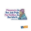 Custom Hand Made Aristotle Quote Sticker | Pleasure In The