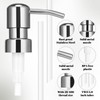 Stainless Steel Soap Dispenser Pump Replacement for Standard 28/400 Thread