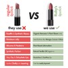 RUBY'S ORGANICS Semi-Matte Lipstick for Women, Hydrating and Highly Pigmented,