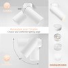 YindaLux Set of 2 LED Surface-Mounted Spotlights, Dimmable, Swivelling Ceiling