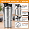Janety Shaker Prote?na de Acero Inoxidable 600 Ml con Compartimento