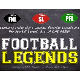 GAME Football Legends - HIGH SCHOOL, COLLEGE and PRO tabletop game