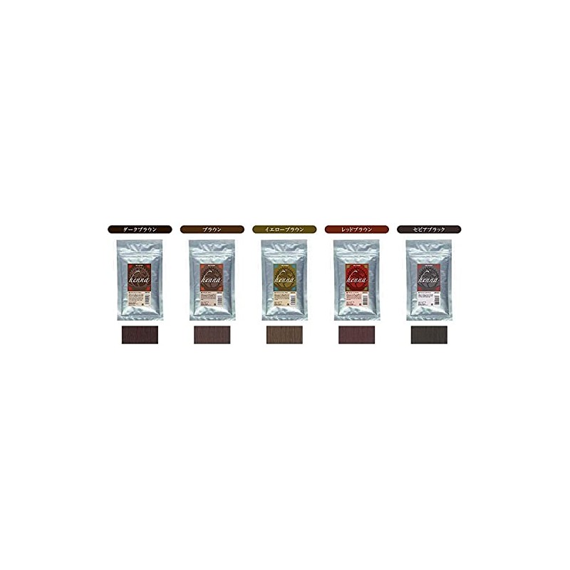 Chiyoda Chemical Deluxio Henna 3.5 oz (100 g) Sepia Black