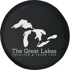Spare Tire Cover The Great Lakes Michigan fits 16-20 inch Rim | 32-33 tire