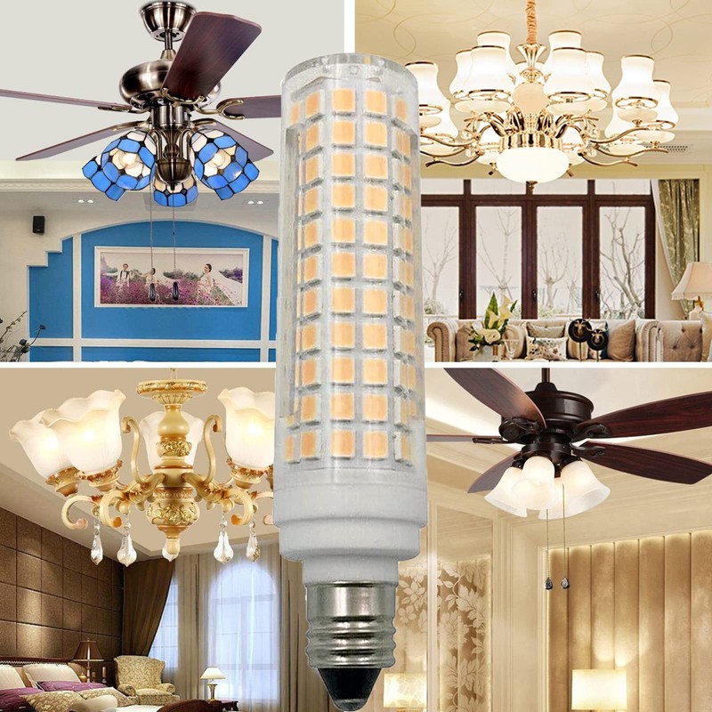 Lxcom Lighting E11 LED Corn Bulb 15W Dimmable Ceramic LED