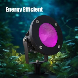 Dobelay Color Spot Lights Outdoor 120V 25W - Strobe Lights Halloween for Yard, Tree & House - Color Changing Strobe Light for Parties, Christmas, Halloween Decorations