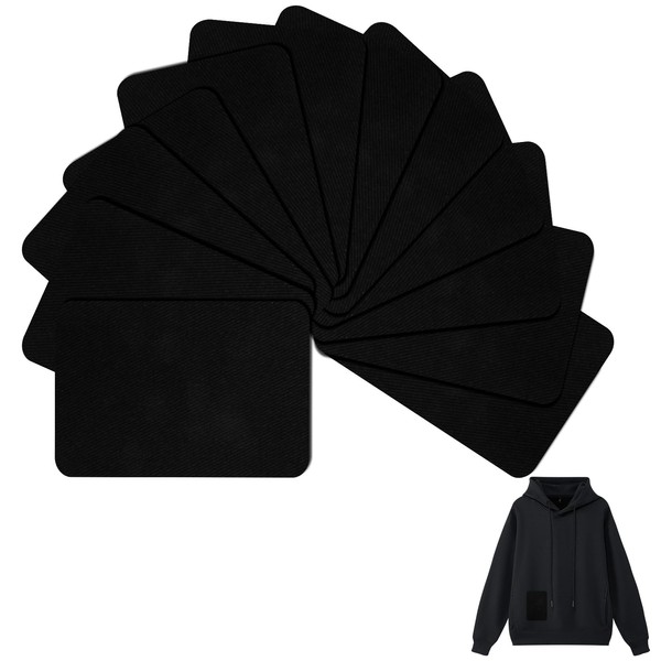 Pack of 12 Patches for Iron-On Repair Patch, Patches Velcro