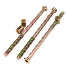 Bed Bolts Hardware Replacement Parts, cSeao 10-Pack M8 x 130mm Socket Cap Bed Mounting Bolt for Furniture (M8 x 130mm)