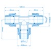 Okaywork T-Piece PE Pipe Fitting 25 mm, PP Fitting for
