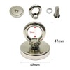 HOOK481 Super Strong Magnetic Hook, Maximum Load Capacity: Approx. 176.4