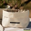 Huuraa Organizer Ordnungsamt Schriftzug Geschenk 3 Liter Medium Canvas Baumwolle