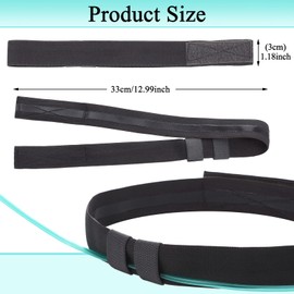 Tondiamo 3 Pcs Nasal Oxygen Cannula Ear Protector Dark Grey Cannula Headband Comfortable Ear Protectors for Oxygen Tubing Oxygen Supplies Oxygen Accessories to Avoid Ear Soreness for Elders Adults