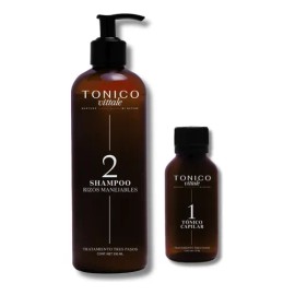 Paquete Tónico Y Shampoo Para Cabello Rizado Tonico Vittale