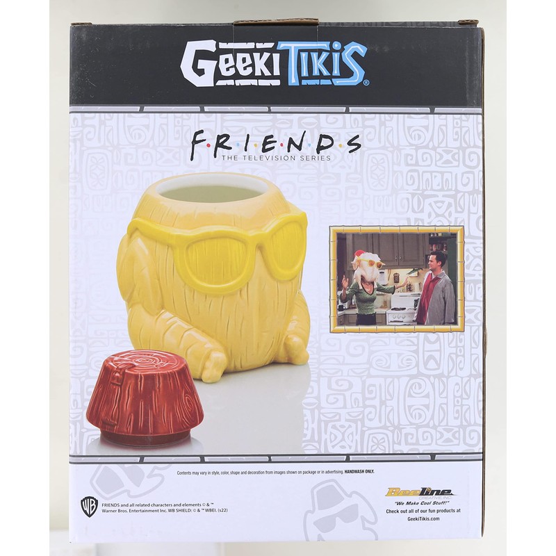 Geeki Tikis Friends Turkey With Fez 36oz Ceramic Mug