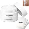 LANBENA Blackhead Remover Mask for Face and Nose - Pore Strips for Blackheads - 30g + 60pcs Paper Set