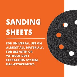 Fein 63717228020 FMM-Accy 80 Grit Round Sanding Disc, Multi-Colour, 16-Pack