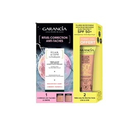 Garancia Lightning de Lune La Foudroyante | Milchcreme, die auf Flecken, Falten und den Glanz des Teints wirkt | Unglaubliche Weichheit unsichtbar Sun Protect LSF50+ | Hergestellt in Frankreich