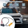2PCS H7 LED Resistor Kit,50W 6 ohm LED Headlight Resistor