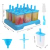 Alinana Popsicle Mold with Sticks - 12 Cavities, Food Grade