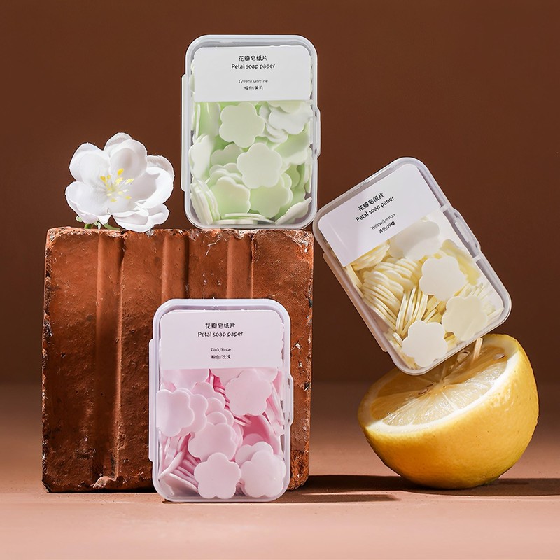12 x Boxes Paper Soap Sheets Travel Soap Sheets Disposable