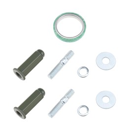 YINETTECH 1 Set Exhaust Bolt Nuts Gasket Set Compatible with GY6 50 CC 70 CC 90 CC 110 CC 125 CC 150 CC QMB139 for Scooters Off-Road Vehicles Go Karts Mopeds Quad Engines