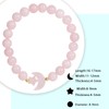 Nupuyai Carved Moon Star Crystal Stone Bracelet for Women, 8