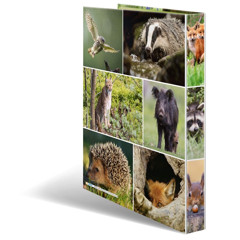 HERMA Ring Binder Animals with Forest Animals Motif, A4, 35