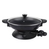 Aroma Housewares AEW-307 Electric Wok, 5 Qt, Black.