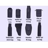 Black 8-in-1 Duty Belt - Tactical Modular Utility Belt System