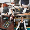 Server Books for Waitress Waiter with Zipper Pocket, Autumn Mushrooms