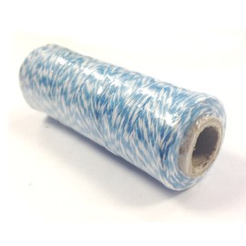 Wrapables Baker's Twine, 4 Ply Cotton, 110 Yard, Blue