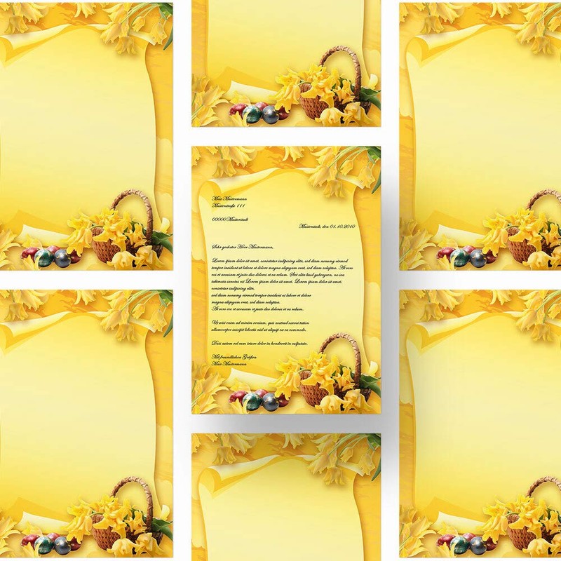 Letter Writing Paper Easter [100 Sheets]
