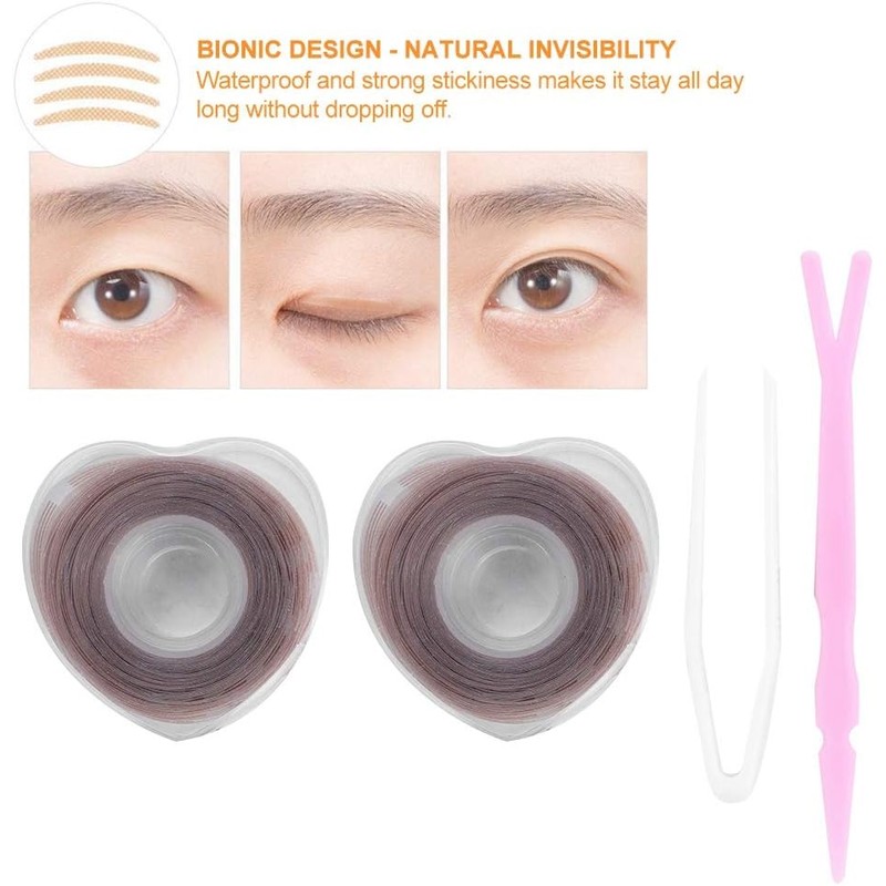 1200pcs Doble Cinta De Párpados Invisible Autoadhesiva Doble Tira De