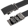 WERFORU Men's Belt, Adjustable Leather Ratchet Belt, 3.5 cm Fit,