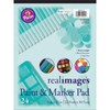 Real Images Paint & Marker Pad, Heavyweight, 9" x 12",
