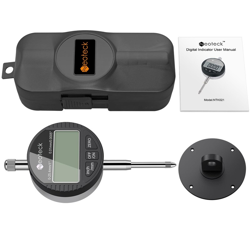 Neoteck Digital Dial Gauge High Precision 18-Month Warranty Period (Accuracy