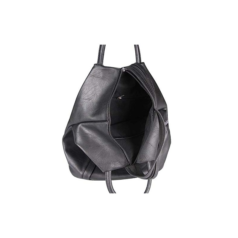 ITALYSHOP24.COM OBC Women's Backpack Shoulder Bag Leather Look Daypack Backpack
