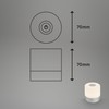 BRILONER Mini LED Table Lamp Wireless, Dimmable Bedside Lamp Touch,