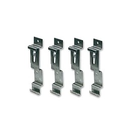 ASC Stainless Steel Number Plate Clamp Clip Holder Trailer Caravan Horsebox Set of 4