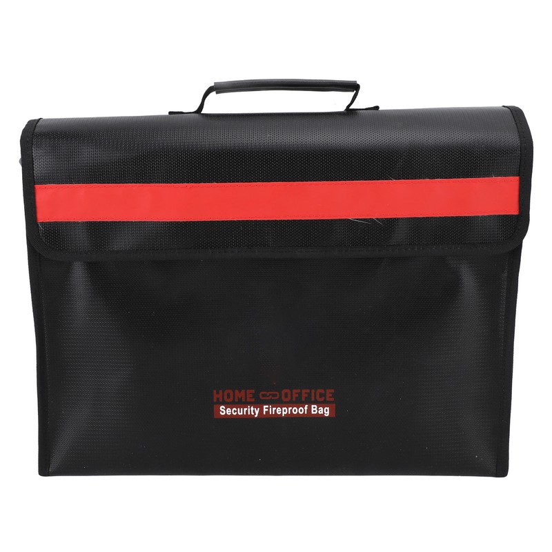 Fireproof Document Bag Large Capacity Waterproof Safe File Storage Organizer