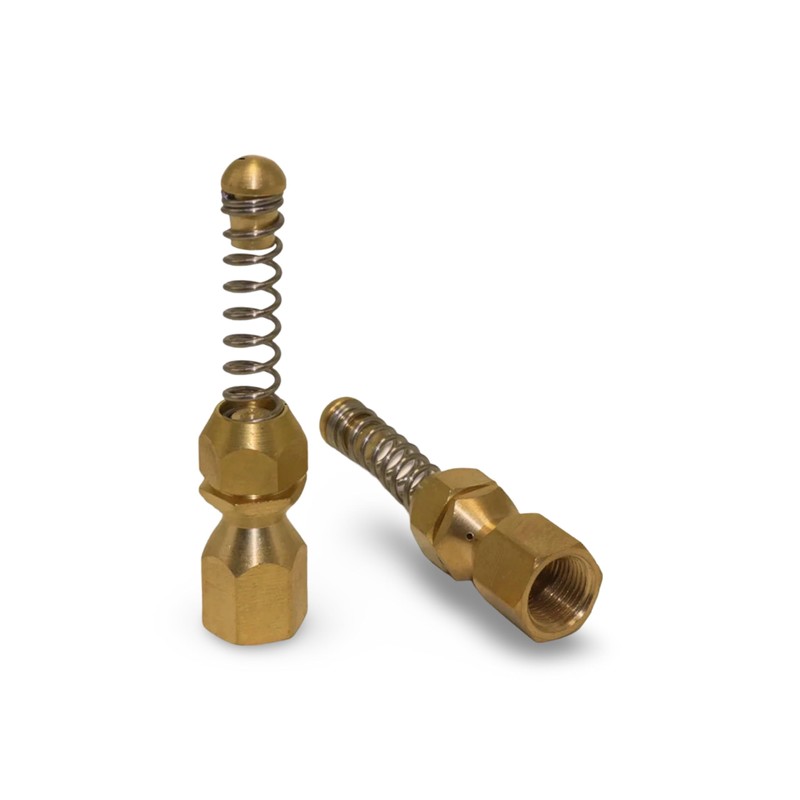 M&M Smartek High Pressure Nozzle for Pipe Cleaning - Stainless