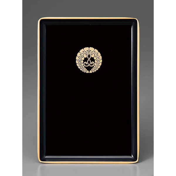 Buddhist Implementation Stamp Tray For Use Bon Business Card Tray Gobu Implementation Memorial Services Funeral Ceremonial Occasions Multi Tray Small 7.7 x 5.3 x 0.5 inches (195 x 135 x 13 mm) Black