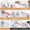 LEVERLOC Soap Dish, Soap Bar Holder for Shower Suction Cup