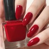 COSMOO COSMOO 13ml Red Quick Dry Nail Polish, Red Vegan