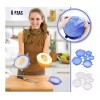 Compraymas Tapas De Silicon Cocina Garrafon Reutilizables Flexibles 6pz