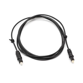 WLSuDHoncc 1Pc Black 1.8M Digital Optical Audio Cable Optical Fiber Square to Square Mouth Audio Connector Wire Processing, Fiber Optic Cables, Accessories