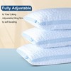 QUTOOL Enhanced Cooling Pillows for Sleeping, Shredded Memory Foam Pillows