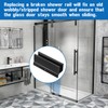 Sliding Shower Door Bottom Guide Fit for Glass Sliding Shower